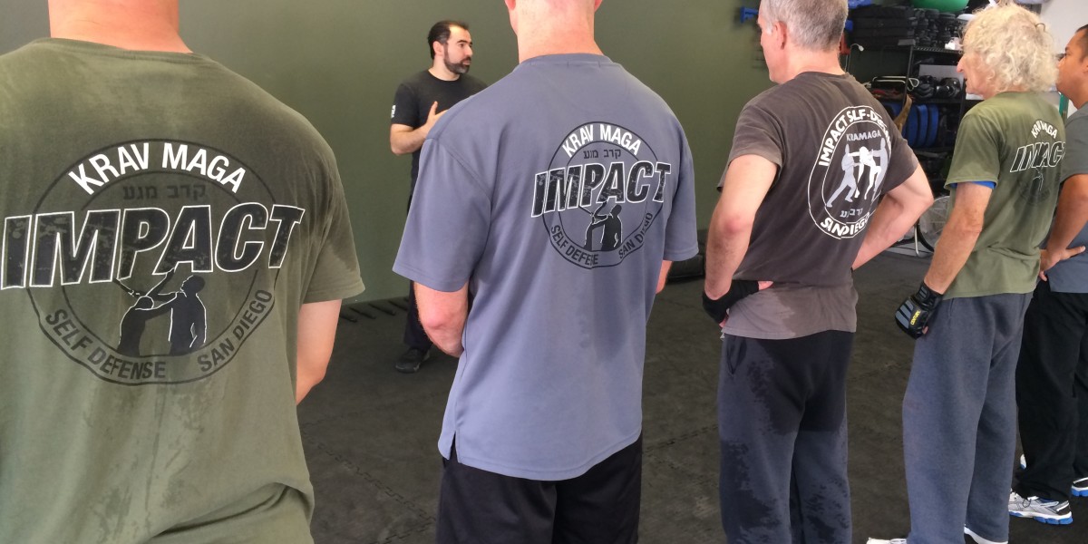 Krav Maga Student Line up